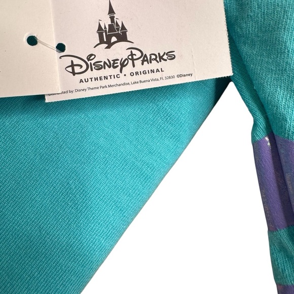 NWT Walt Disney World Spirit Jersey Iridescent Adult Size Large Teal Purple C16 - Picture 5 of 15